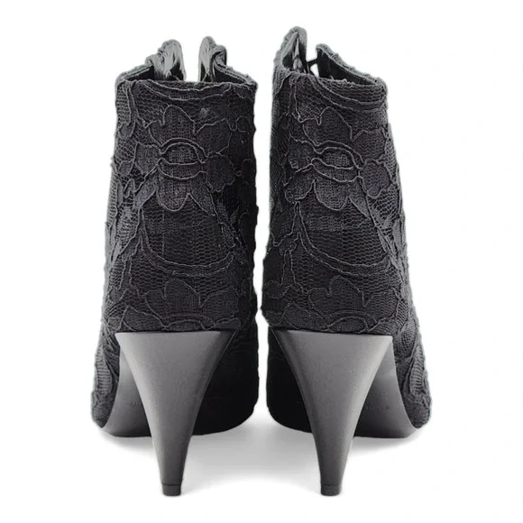 Saint Laurent Paris Kiki Lace BootsBlackNEW $990